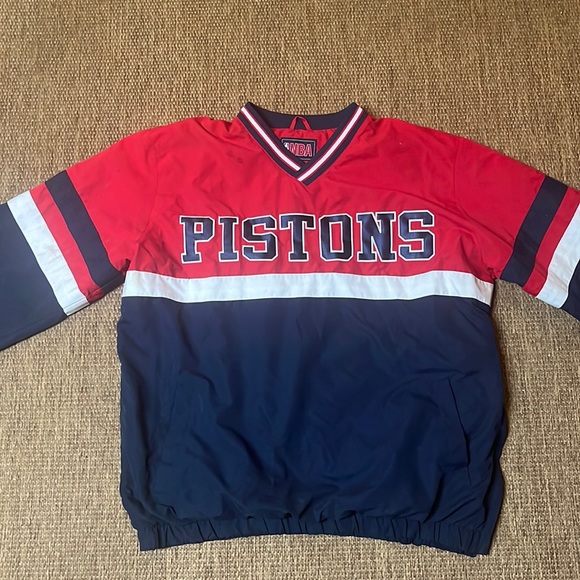 NBA Other - Detroit Pistons warm up Pullover/Windbreaker (good condition)